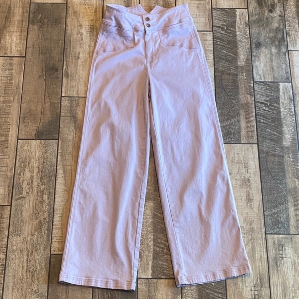 Avec Les Filles Lavender Paper Bag pants/Trousers